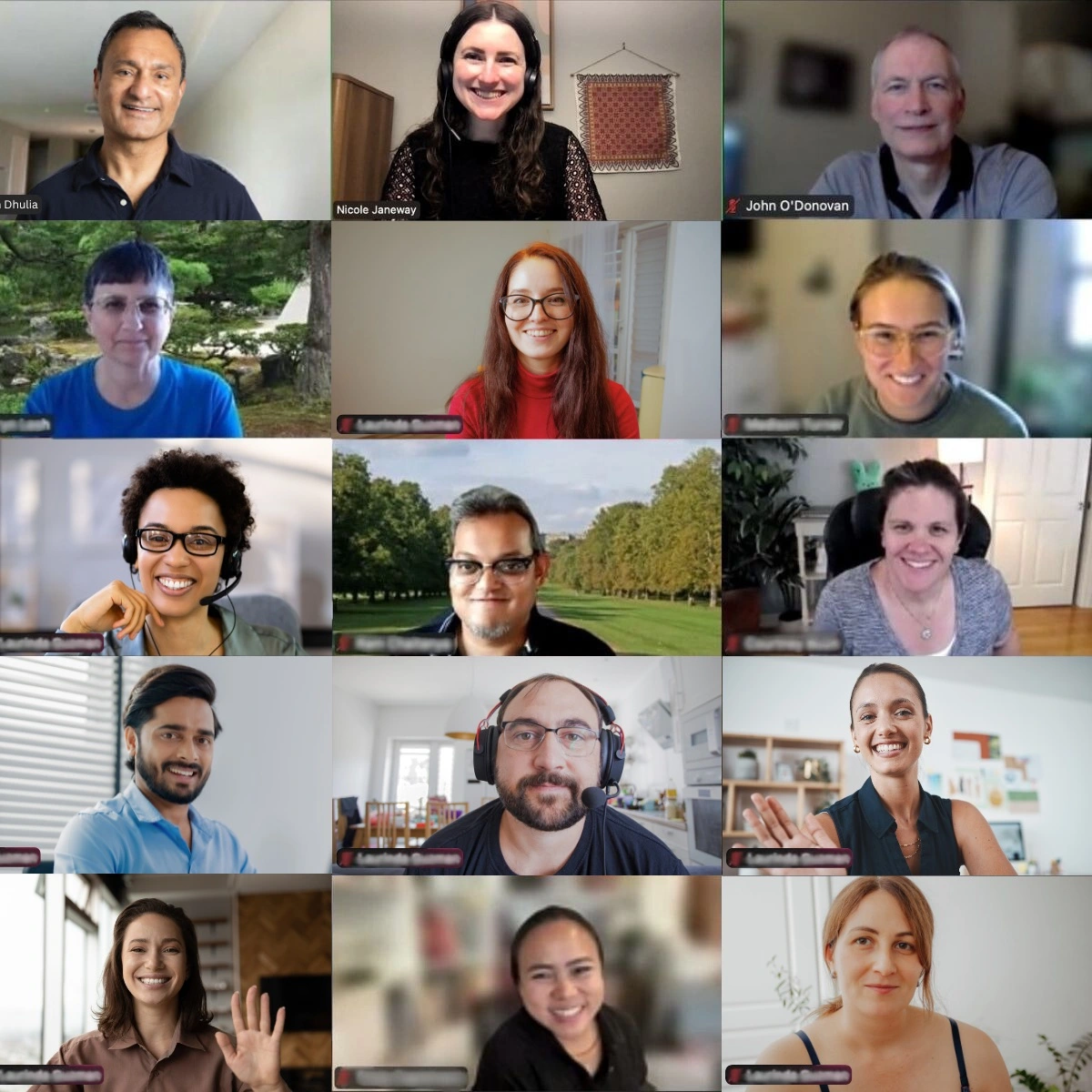 Supportive cohort of peers